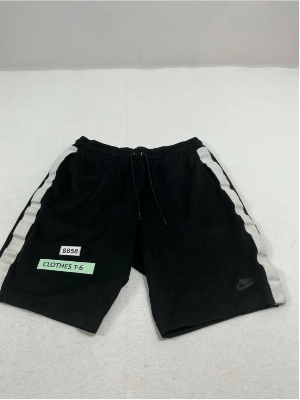 Mens Nike Sportswear Athletic Shorts Large Black Pullon Drawstring Waist